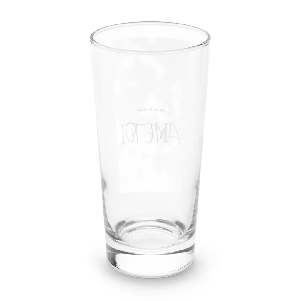 zillのフランス語だから恥ずかしくないポジティブメッセージ Long Sized Water Glass :back