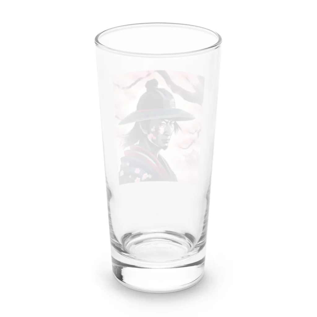 samurai-isの桜とサムライ Long Sized Water Glass :back