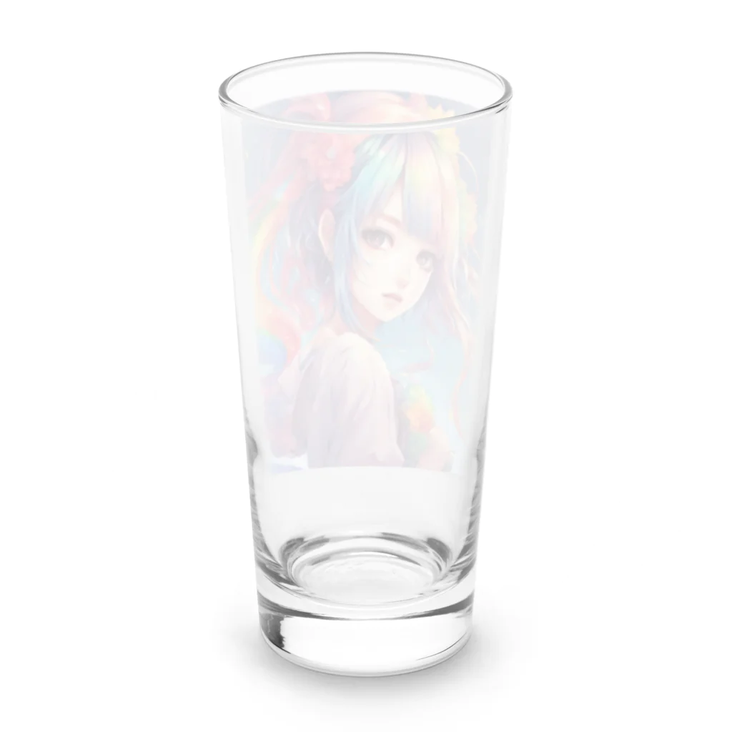 MUSE projectの未来形レインボーガール Long Sized Water Glass :back