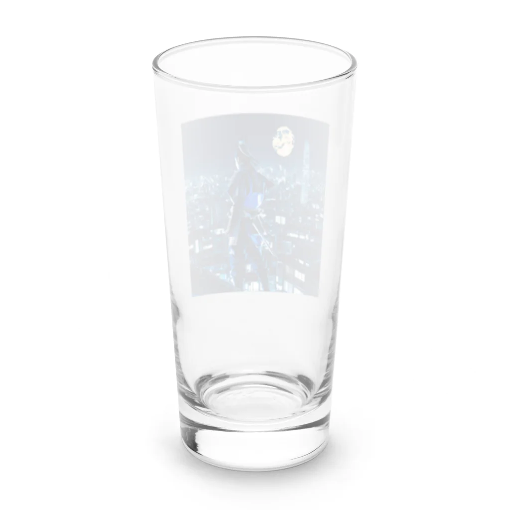 桜ですの月夜侍 Long Sized Water Glass :back