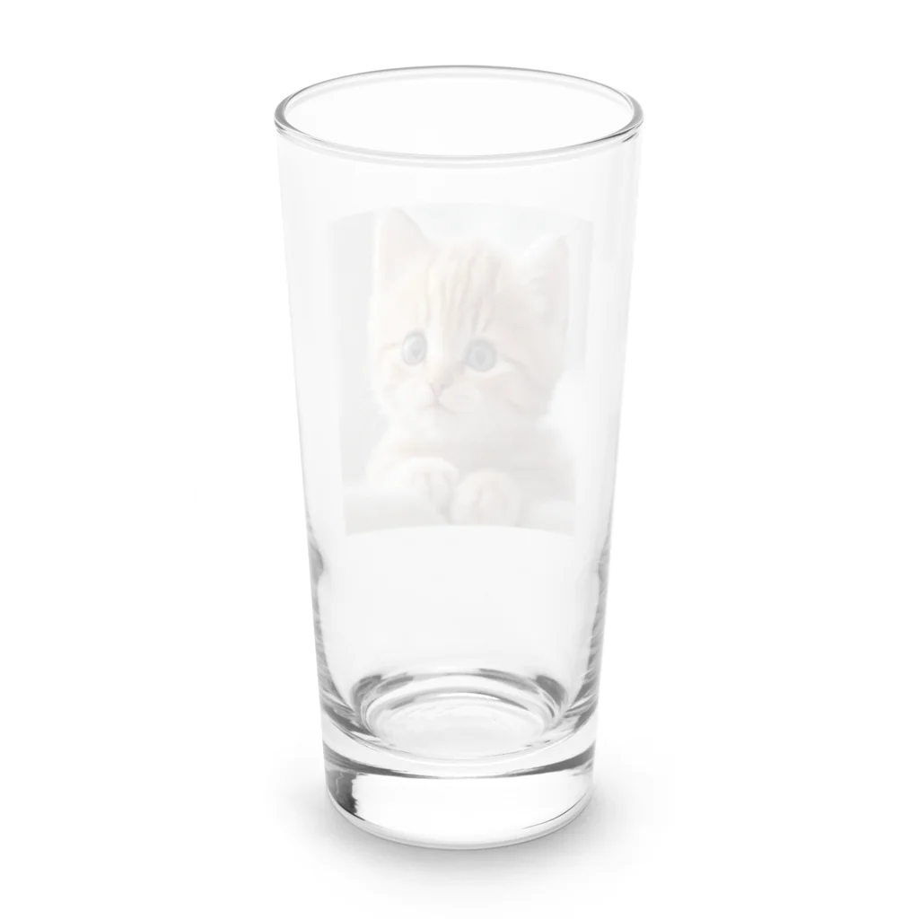 SaSuKeの癒される猫のイラスト ロンググラス反対面