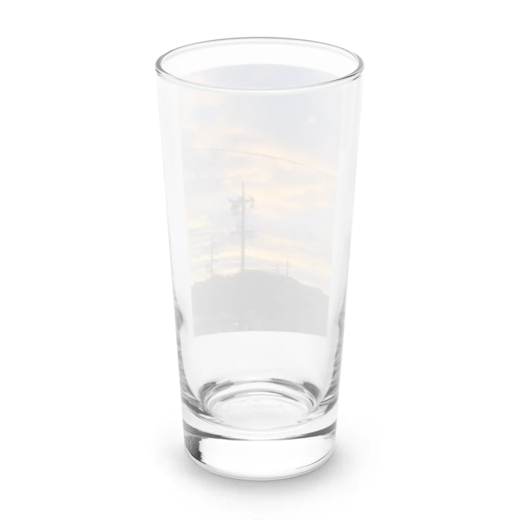 life photo goods shopの夕焼け Long Sized Water Glass :back