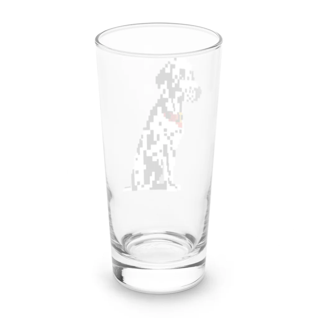 &AIのピクセルアートダルメシアン　2 Long Sized Water Glass :back