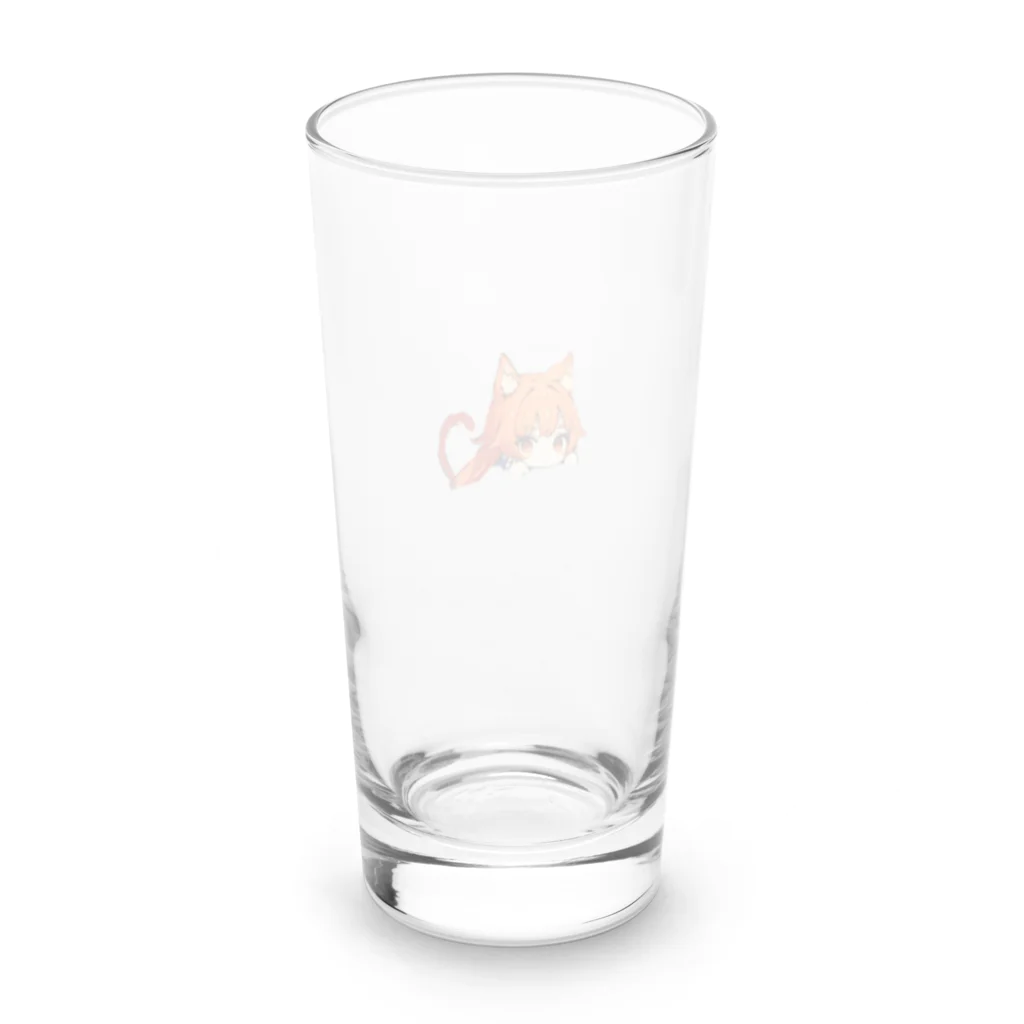 花姫の創造的宝庫の第１弾かぼちゃ猫グッズ Long Sized Water Glass :back