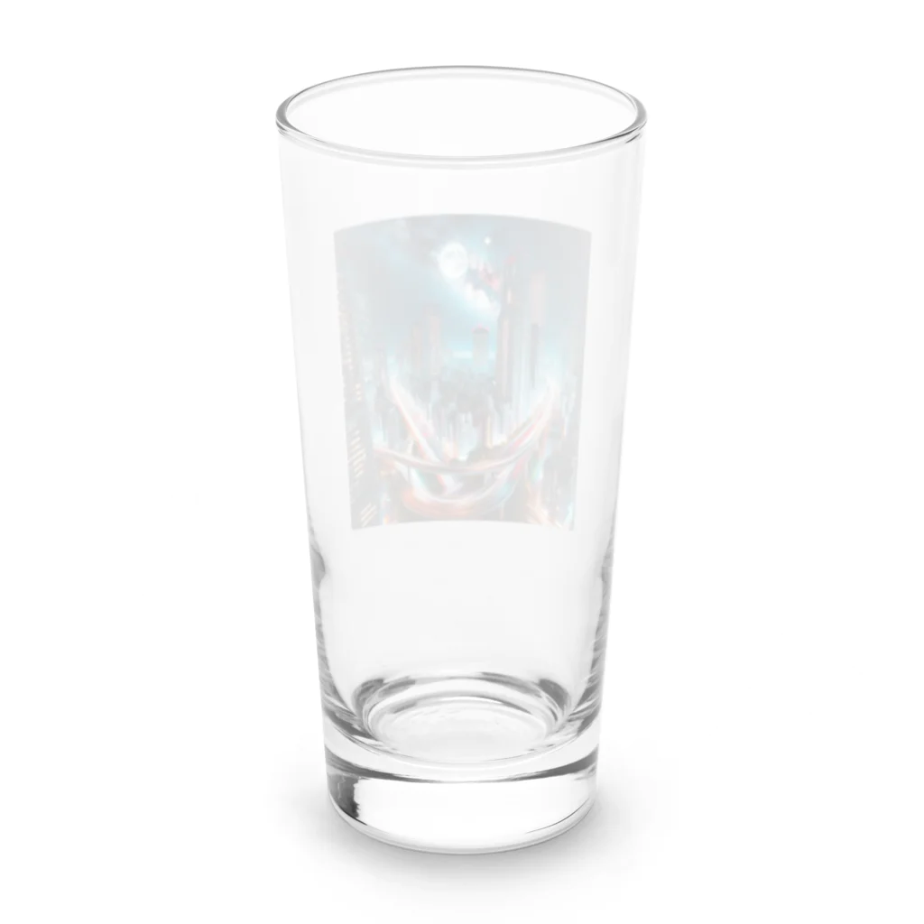 H-Maddyの世界ランドマーク・オデッセイ Long Sized Water Glass :back