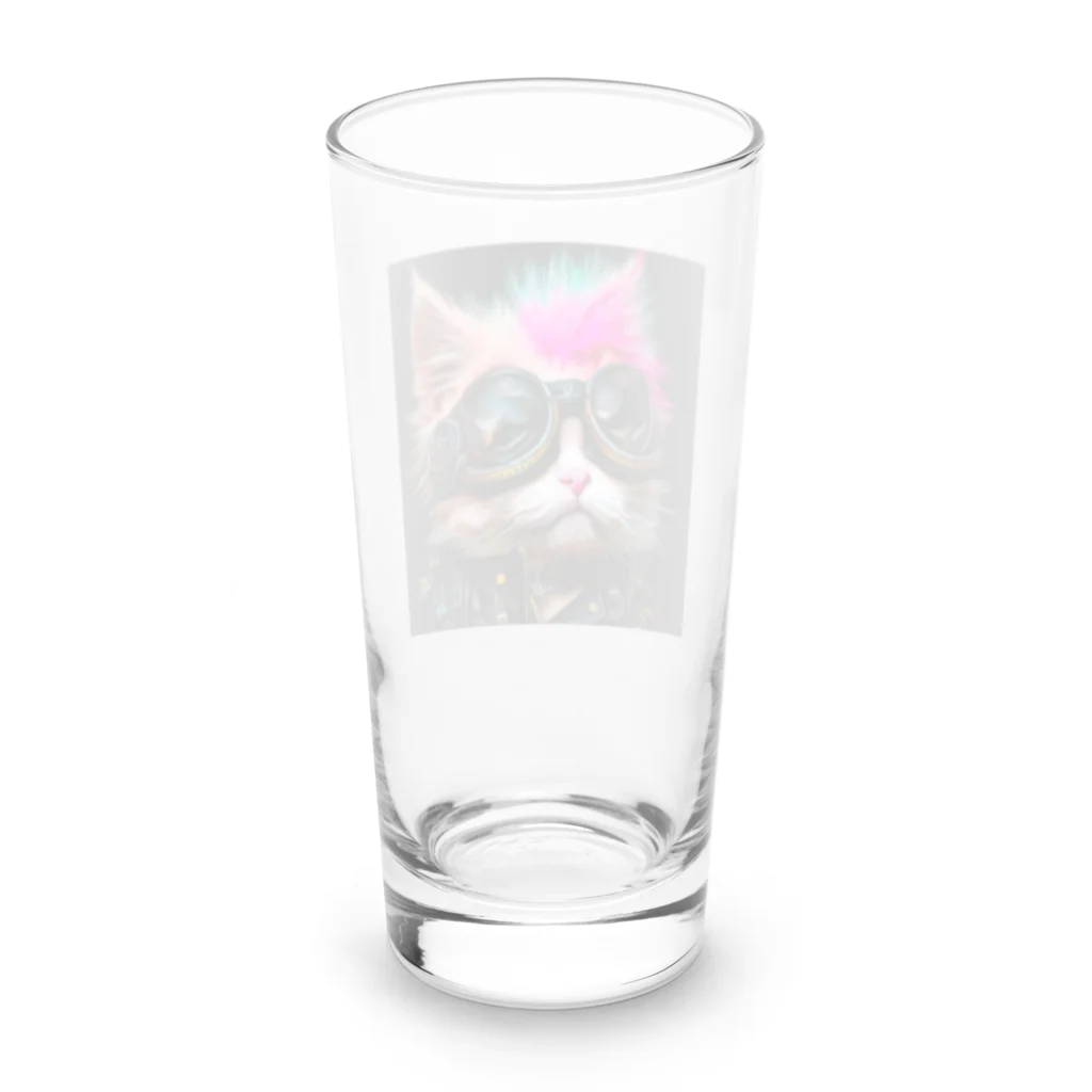 Riere Design StudioのPerfectly Punk Cats Long Sized Water Glass :back