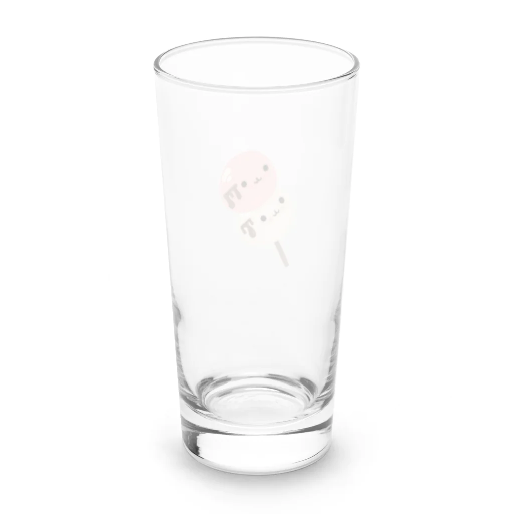 みたらし団子のふたたまちゃんのみたらし団子のふたたまちゃん Long Sized Water Glass :back