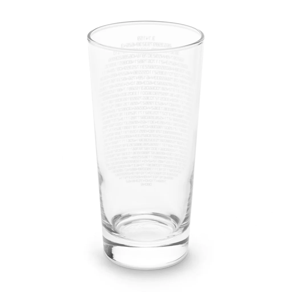 kimchinの円周率 Long Sized Water Glass :back