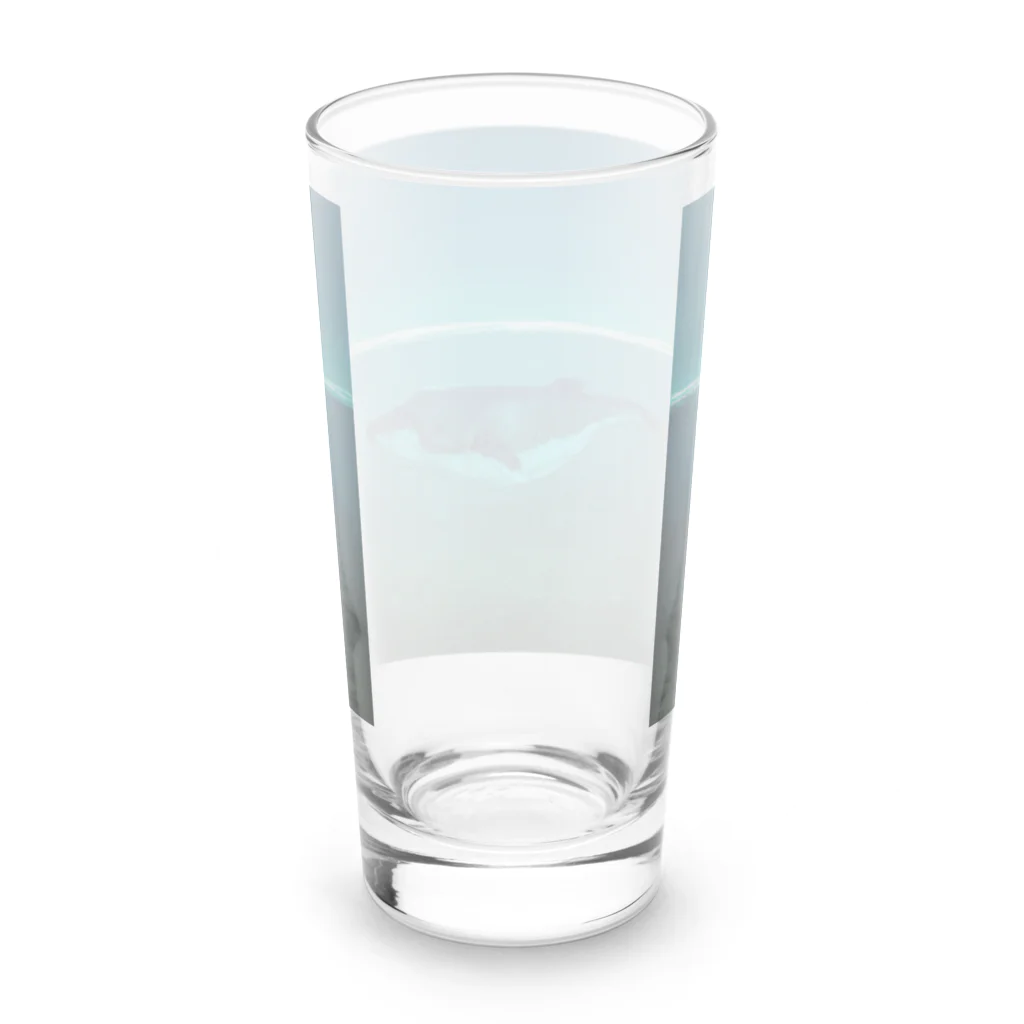 旨味教授といちごもちぷりんのシロナガスクジラと海に沈んだ都市 Long Sized Water Glass :back