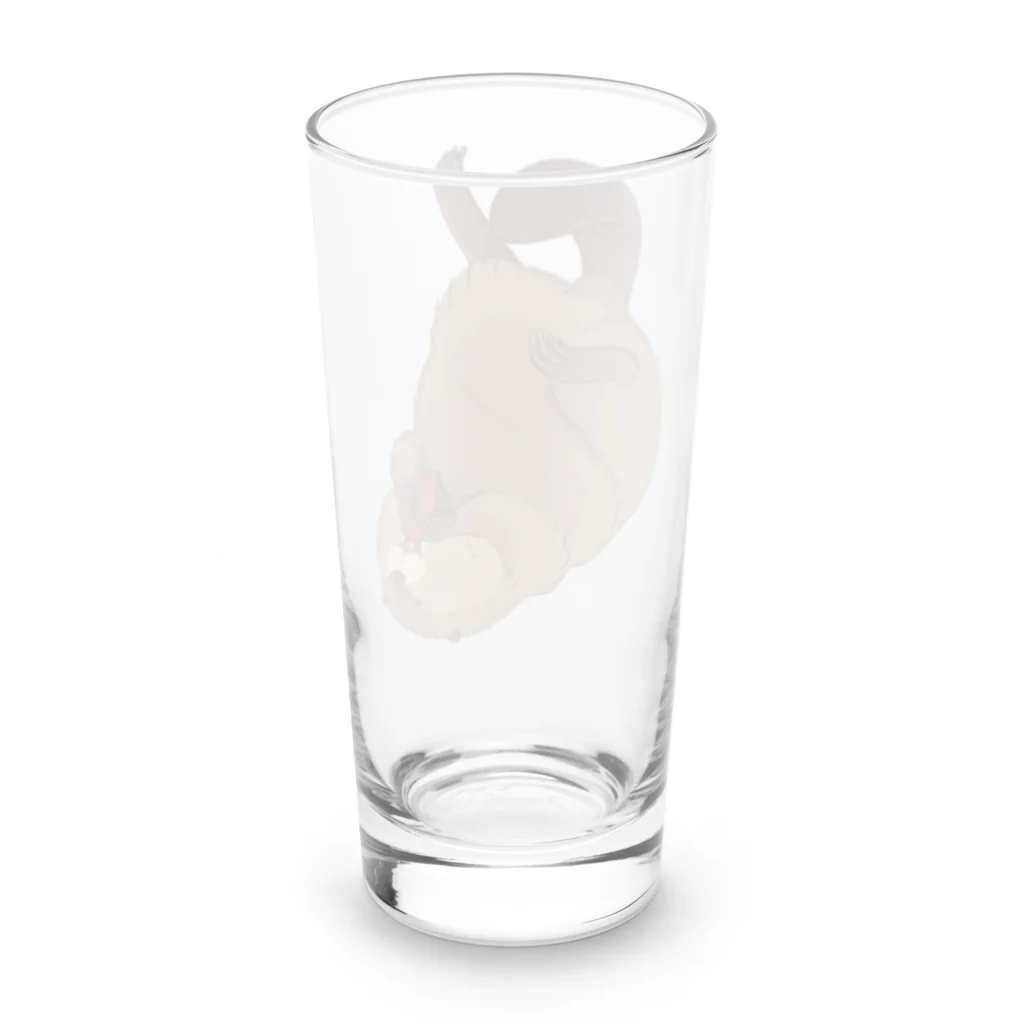 もちもちビーバーのごろごろビーバー Long Sized Water Glass :back