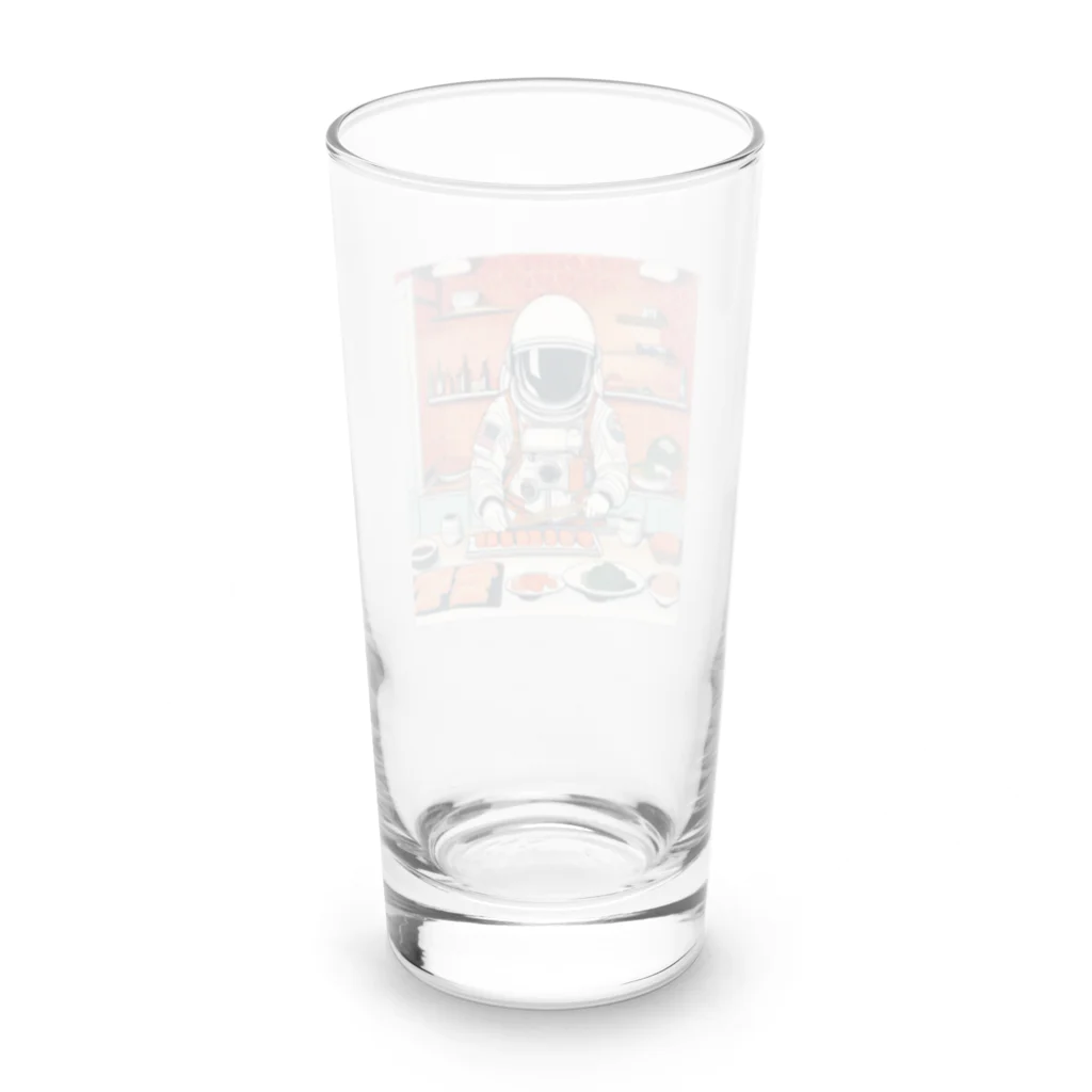 宇宙開発デザイン科のスペースクッキング 寿司編 Long Sized Water Glass :back