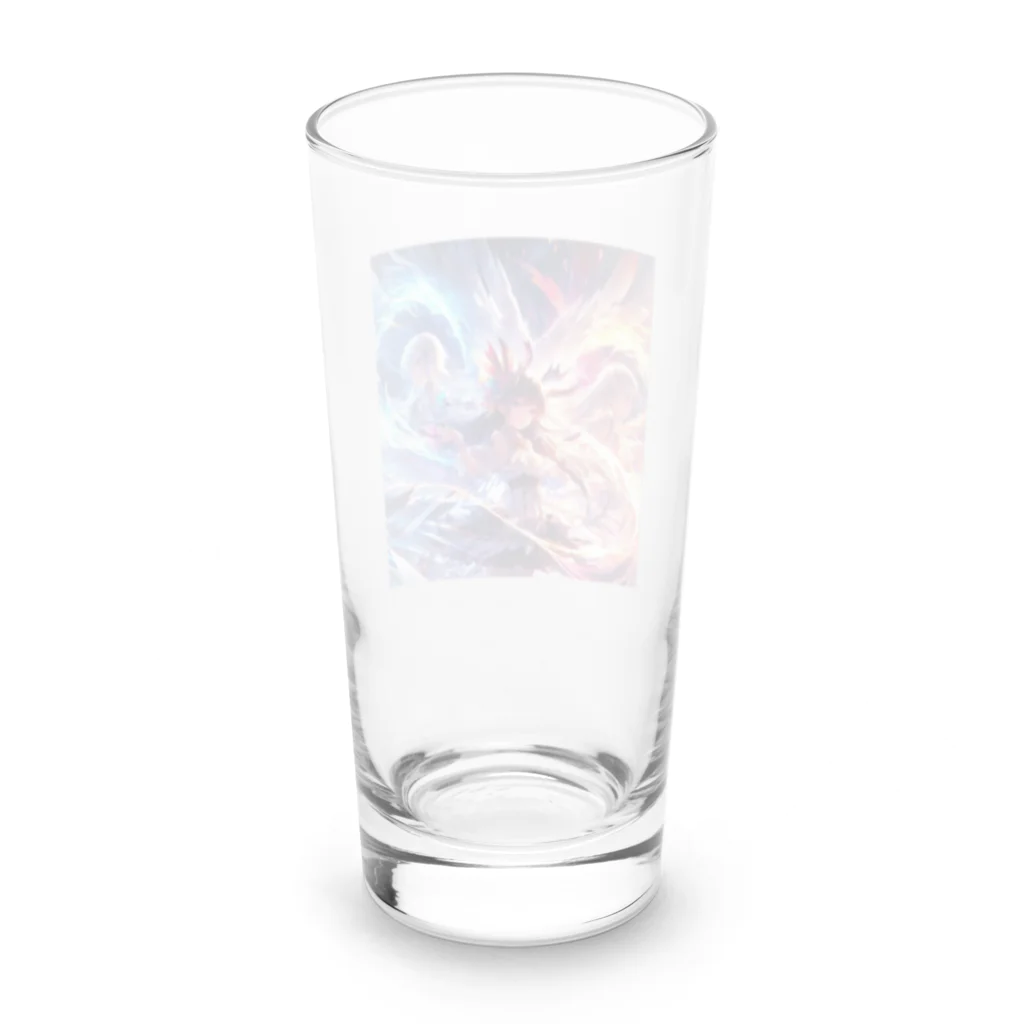 anazawaの白き翼、黒き翼。その手に抱くは愛しの君! Long Sized Water Glass :back