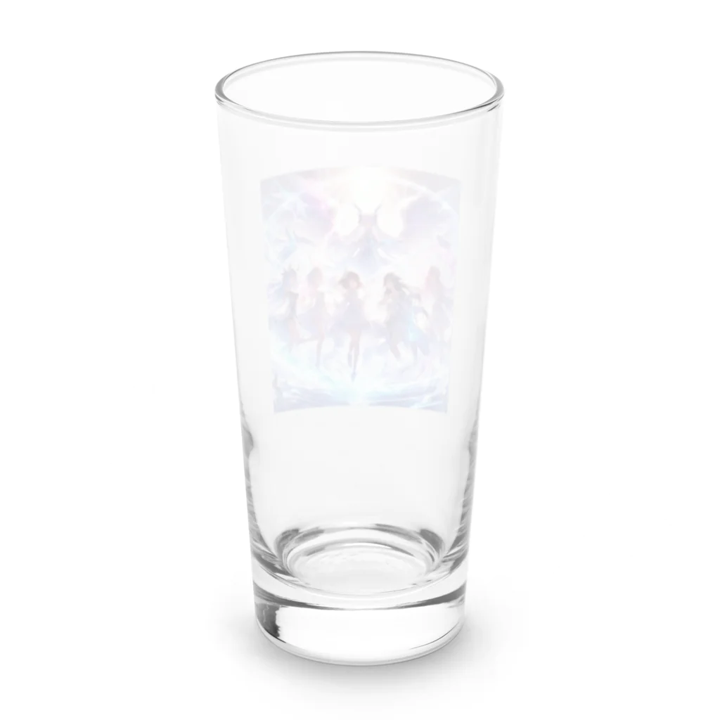 anazawaの白き翼、黒き翼。その手に抱くは愛しの君! Long Sized Water Glass :back