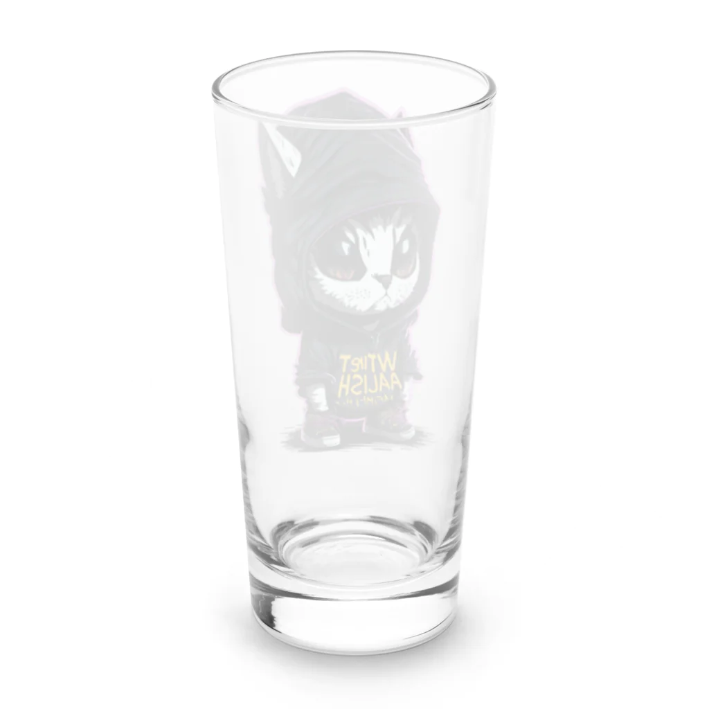 めんぼうさんやのちびネコ Long Sized Water Glass :back