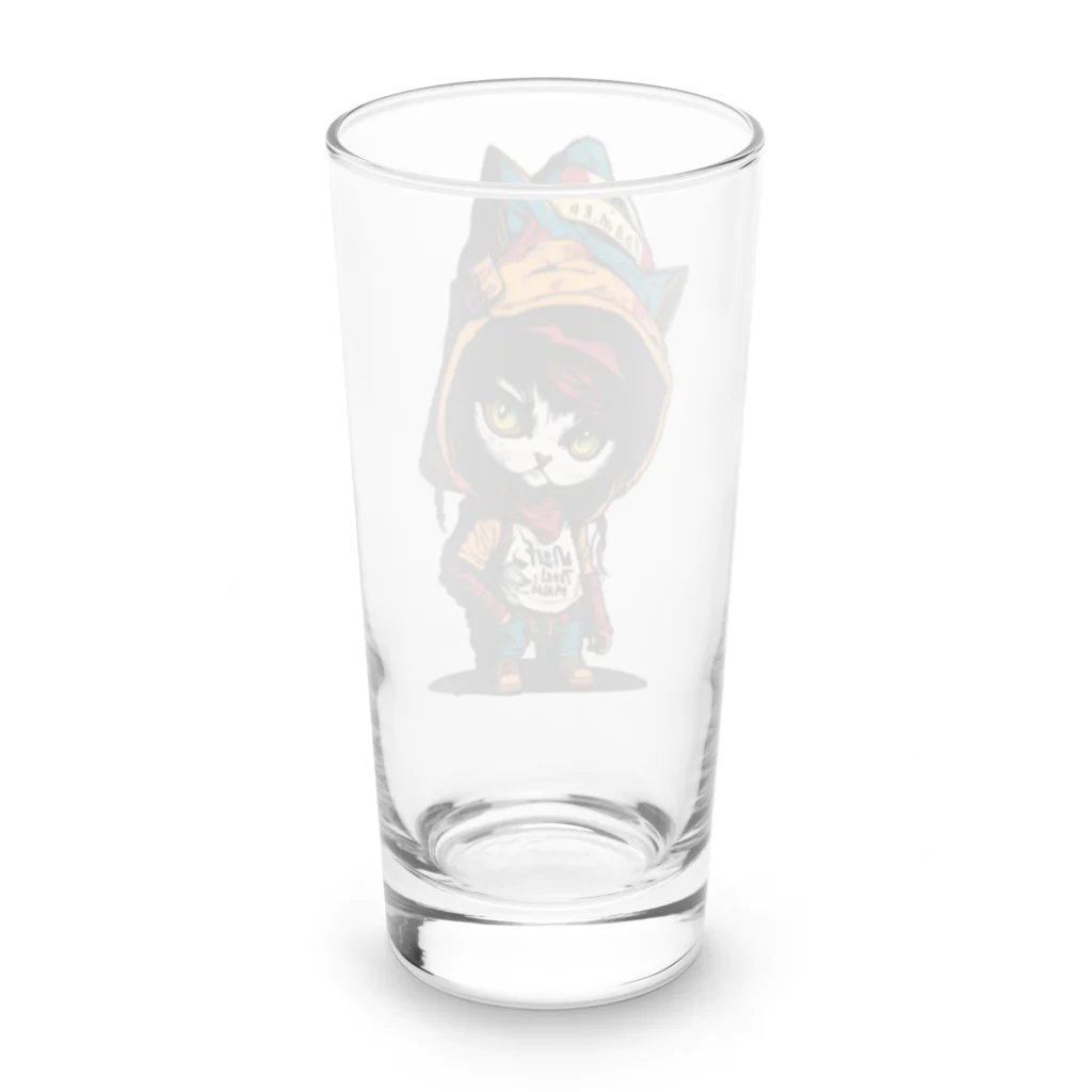 めんぼうさんやのちびネコ Long Sized Water Glass :back