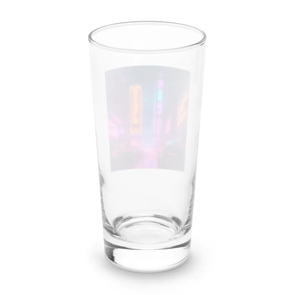 rico_121の雨のネオン街 Long Sized Water Glass :back