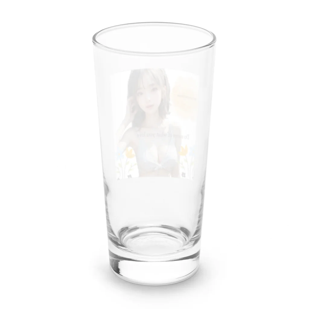 sounya sounyaの美女 図鑑（はあっ） Long Sized Water Glass :back