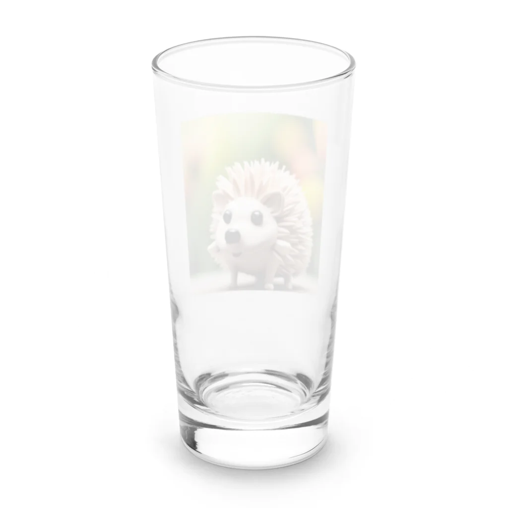 くろまめ　kuromameのハリネズミくん Long Sized Water Glass :back