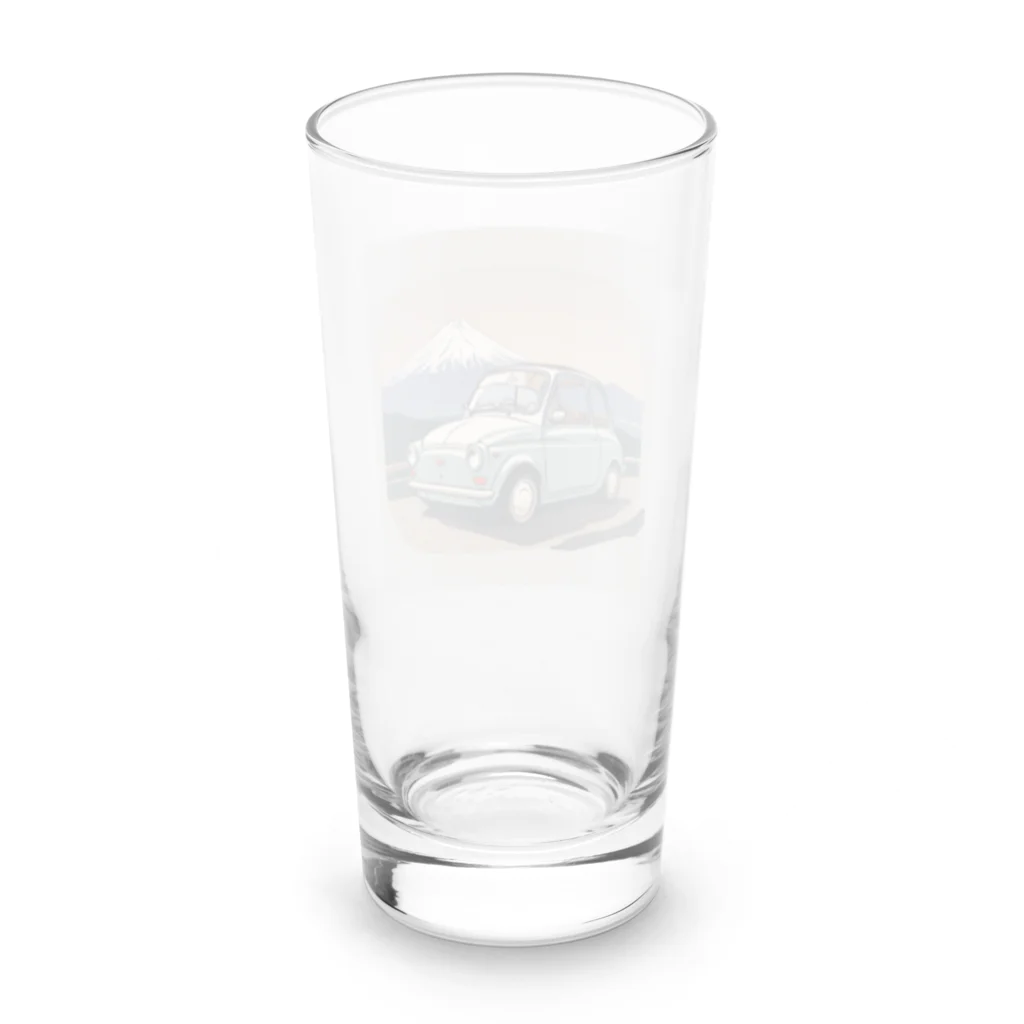 底辺の底辺好きな事を気ままに…。の富士山まできたぜ！チンクカー Long Sized Water Glass :back