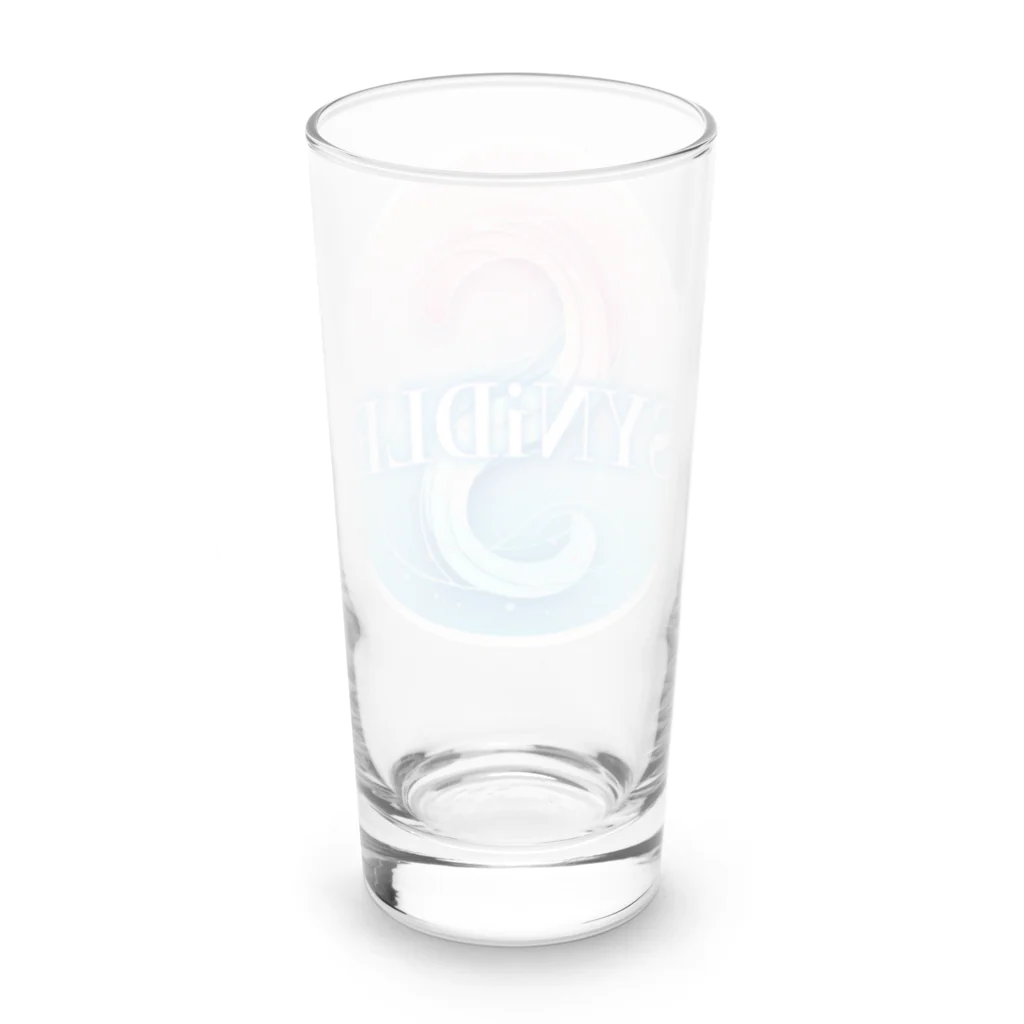 SYNiDLE 公式ストアのロゴロンググラス Long Sized Water Glass :back