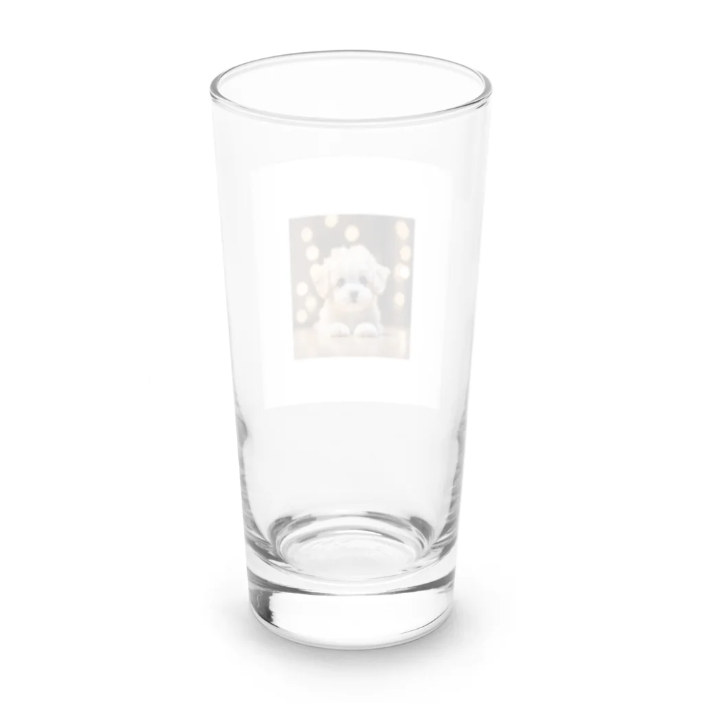 MESAMESAの可愛い子犬 Long Sized Water Glass :back