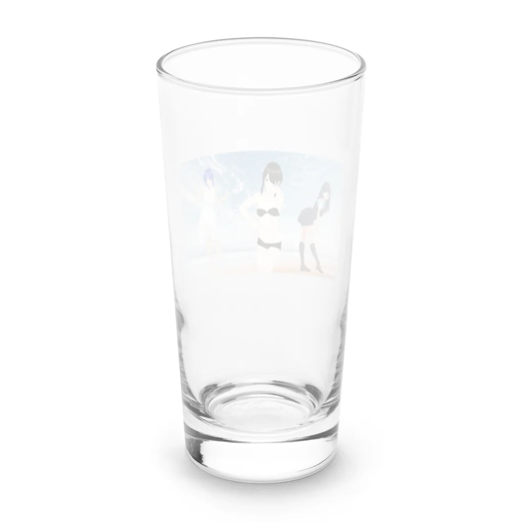 nanaozakaの三人娘のグッズ Long Sized Water Glass :back