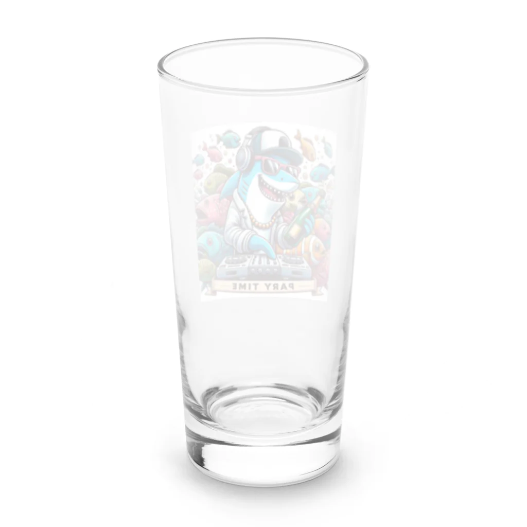 DJシャークのDJシャーク(PARY TIME) Long Sized Water Glass :back