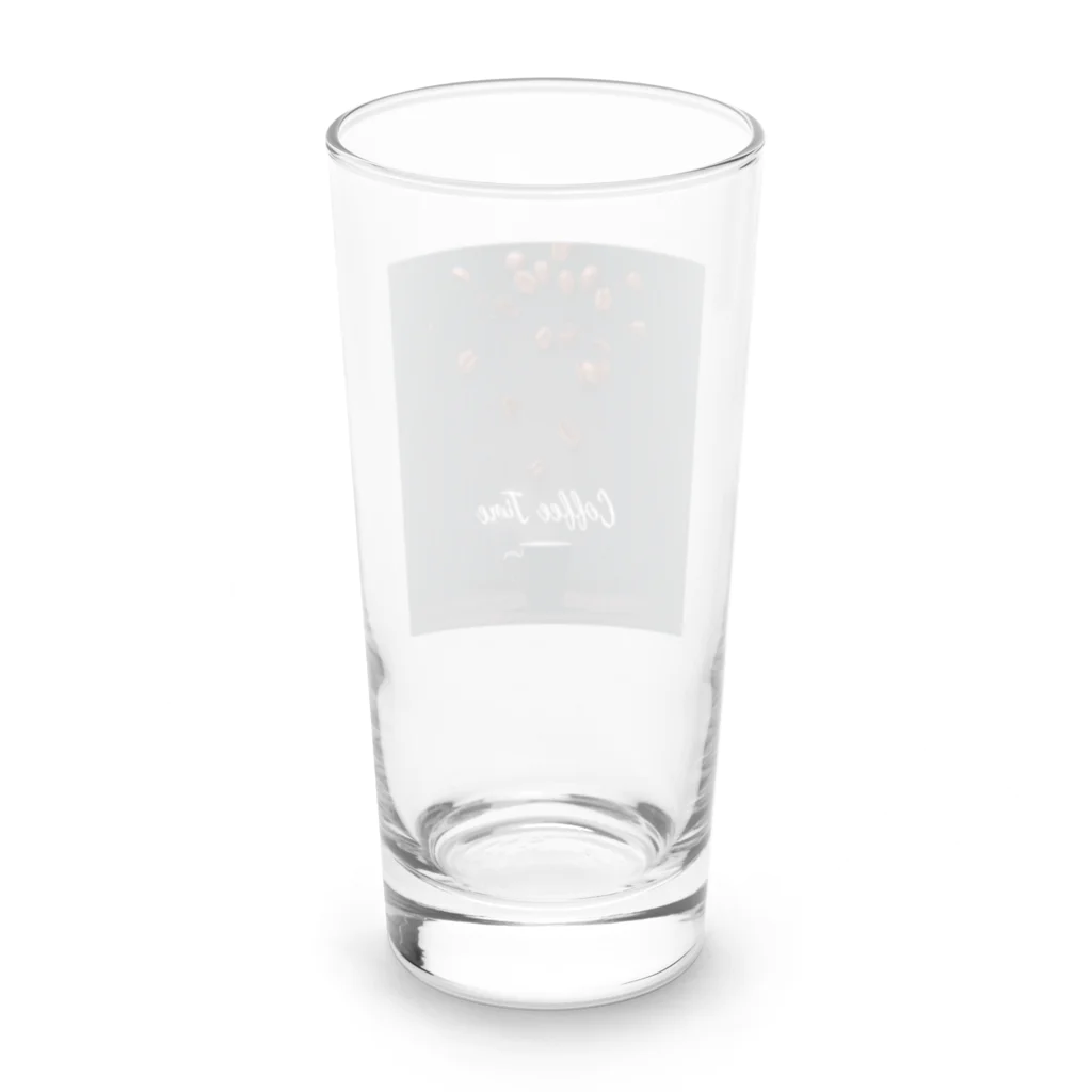 amazing999のコーヒーマニアくん Long Sized Water Glass :back