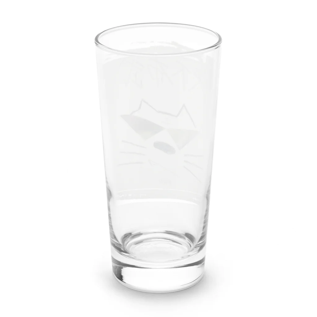 猫小次郎ショップの猫小次郎の夢 Long Sized Water Glass :back