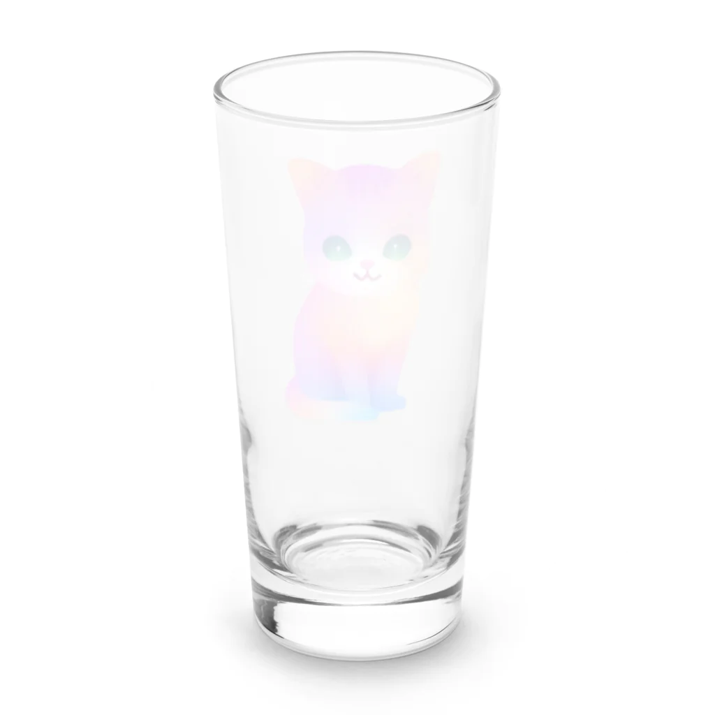 じゅんじゅんのパステル猫2 Long Sized Water Glass :back