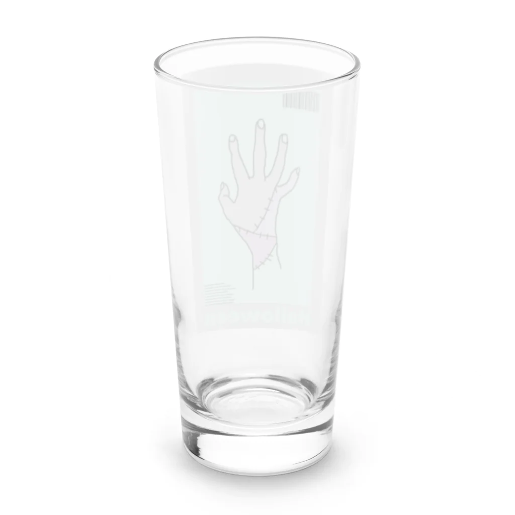 おてて屋さんのはろうぃーん Long Sized Water Glass :back