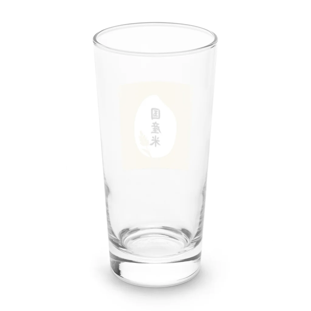 pikapikahikaru1のお米 Long Sized Water Glass :back