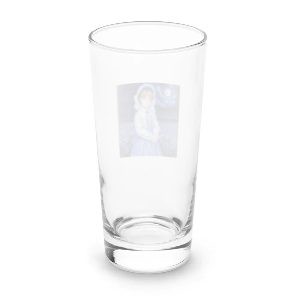 ZZRR12の月と共に輝く美女 Long Sized Water Glass :back