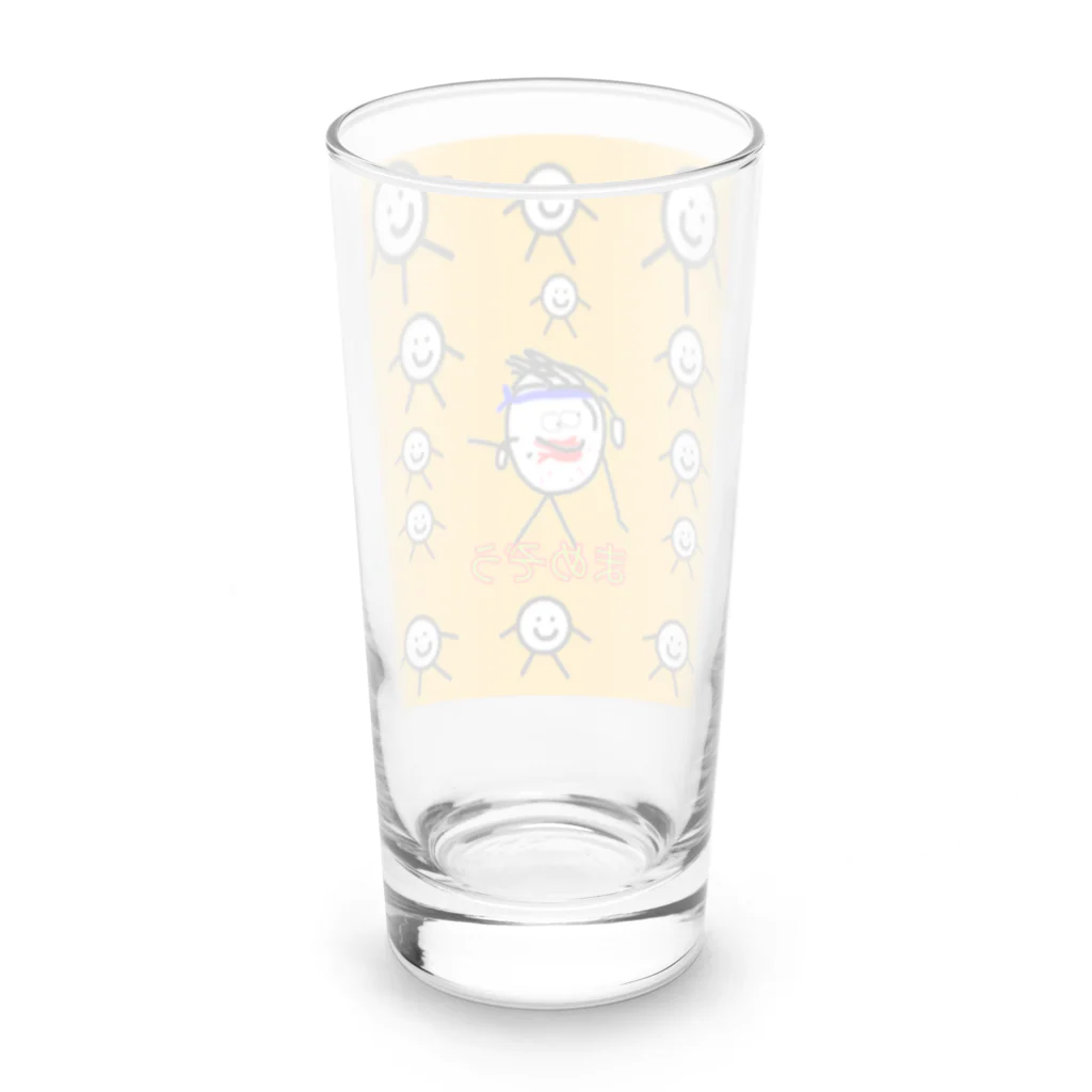 放課後等デイサービス ライフステップ創のまめぞう Long Sized Water Glass :back