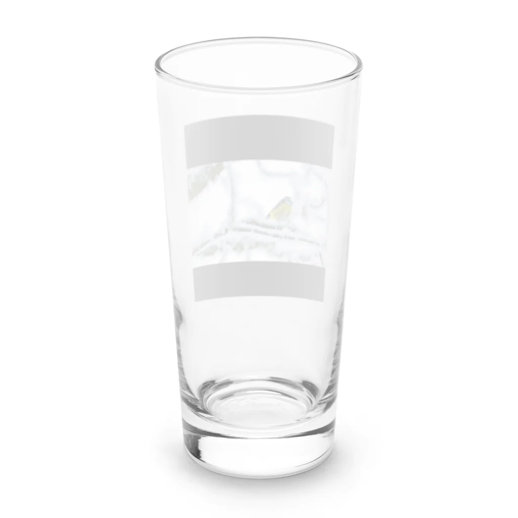 Zeceの冬の鳥 Long Sized Water Glass :back