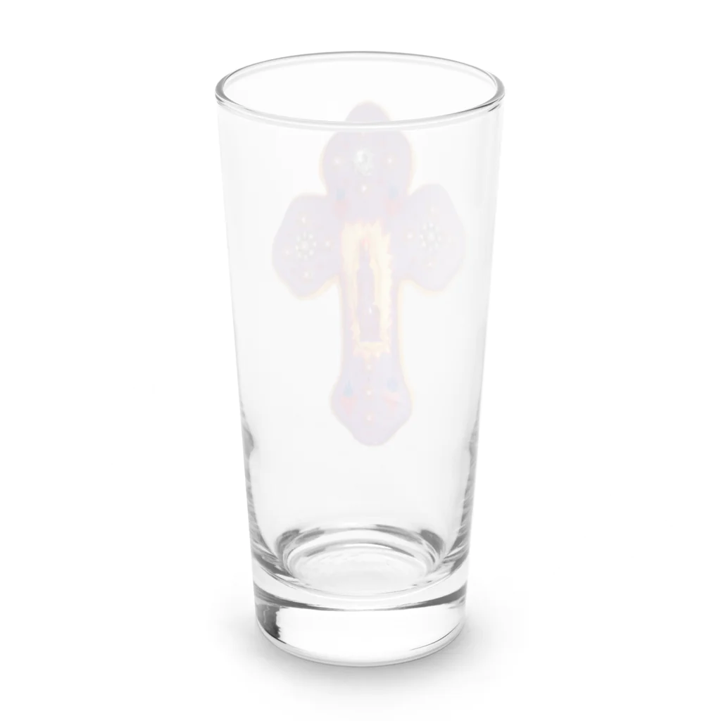 そうめんザーサイの十字架(ねんど) Long Sized Water Glass :back