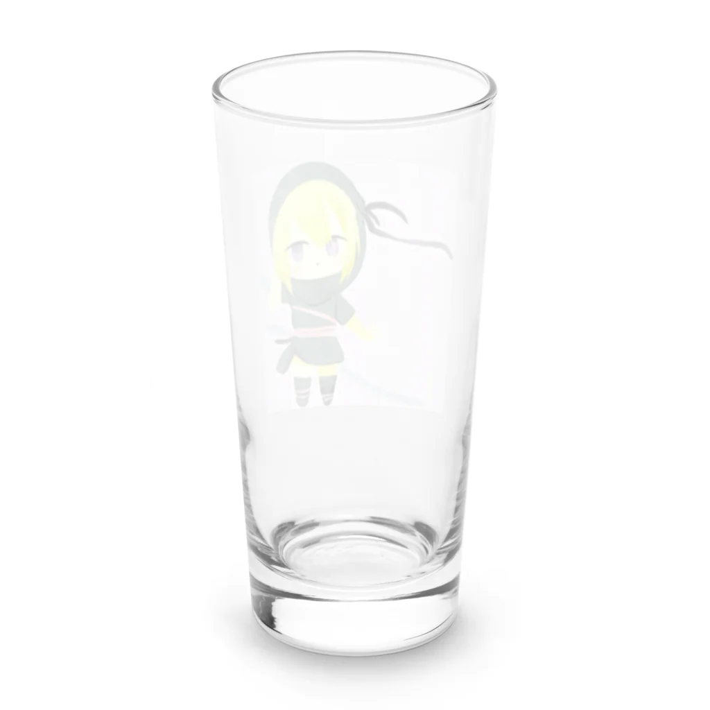 チャチャの可愛い忍者 Long Sized Water Glass :back