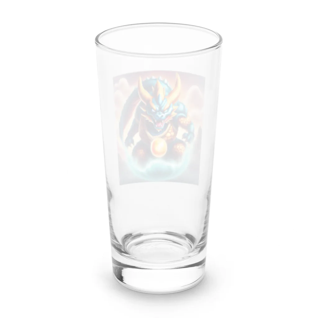 チャチャのドラゴン Long Sized Water Glass :back