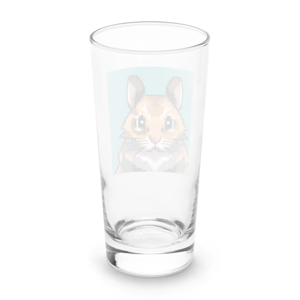 koba777のドット絵デグー Long Sized Water Glass :back