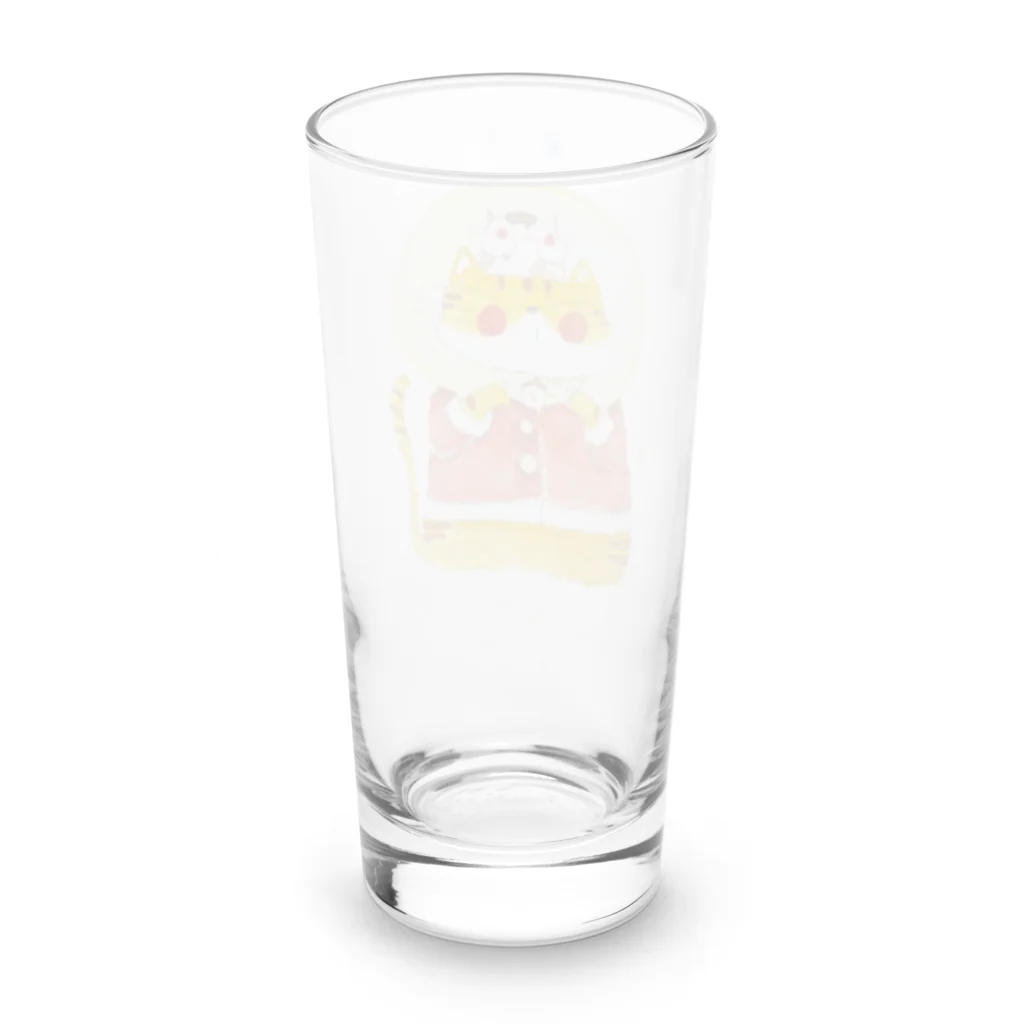 みゆ左衛門のサンタさんのお手伝い Long Sized Water Glass :back