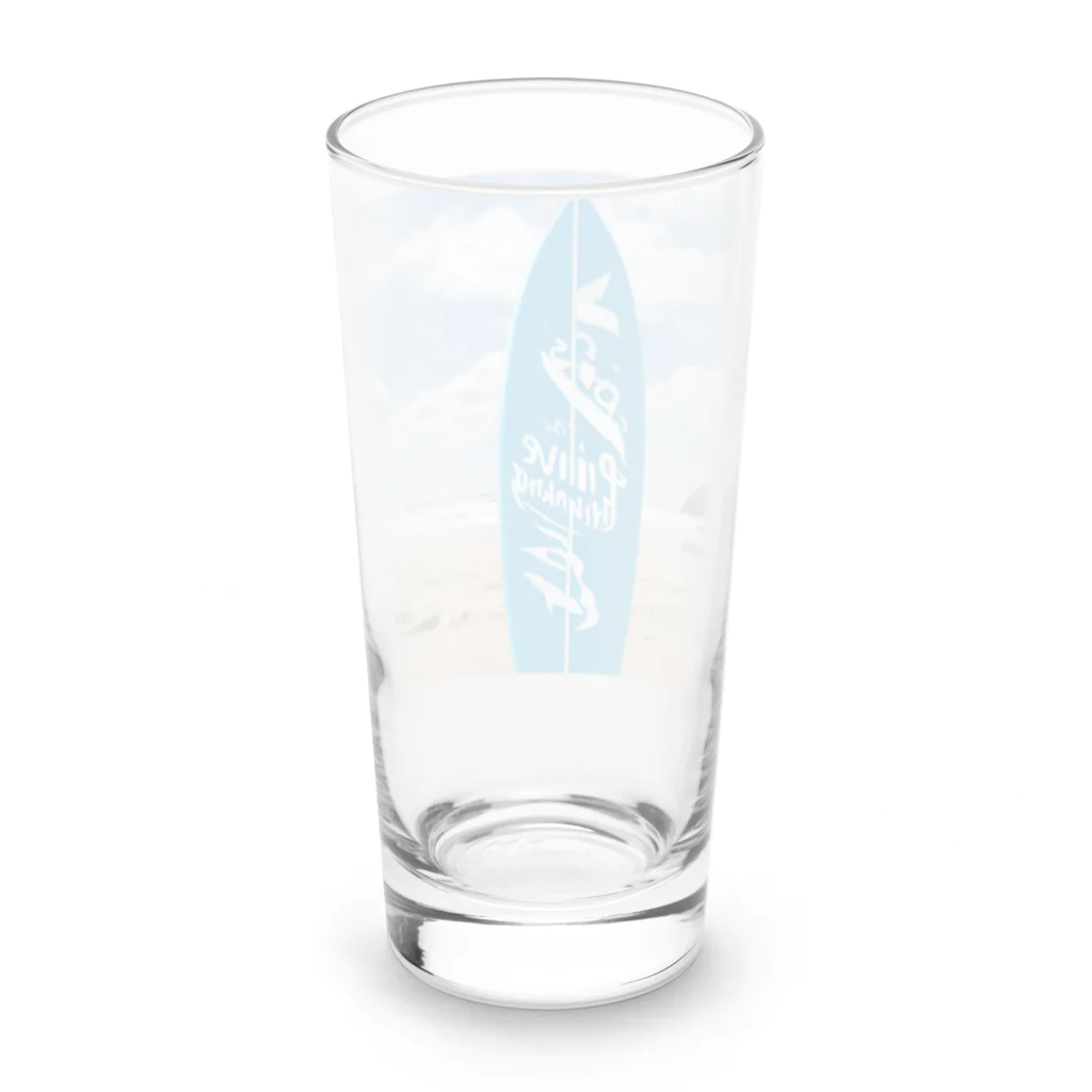 "Positive Thinking"の"Positive Thinking"  Long Sized Water Glass :back