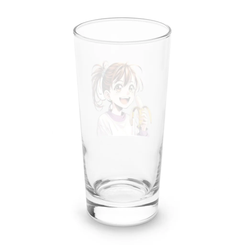 Great leisure shopのバナナ好き娘2 Long Sized Water Glass :back