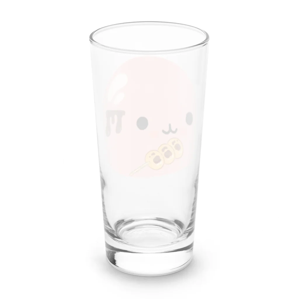 みたらし団子のふたたまちゃんのみたらし団子のふたちゃん Long Sized Water Glass :back