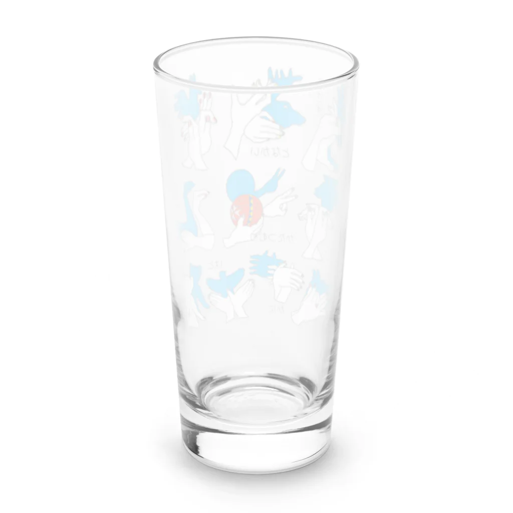 NANAKO DECORATIONの手影絵文様  Long Sized Water Glass :back