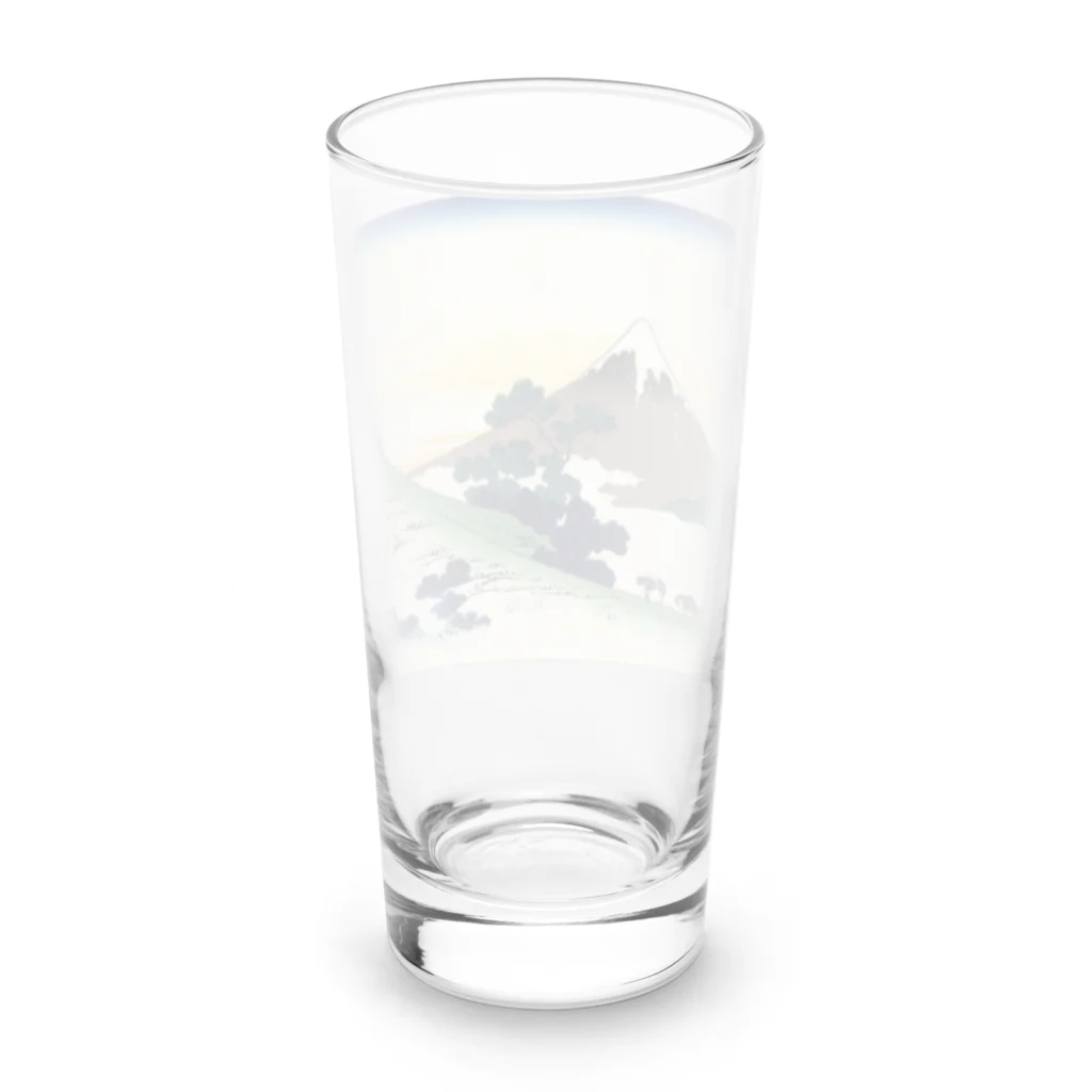 浮世絵屋の北斎「富嶽三十六景⑥　甲州犬目峠」葛飾北斎の浮世絵 Long Sized Water Glass :back