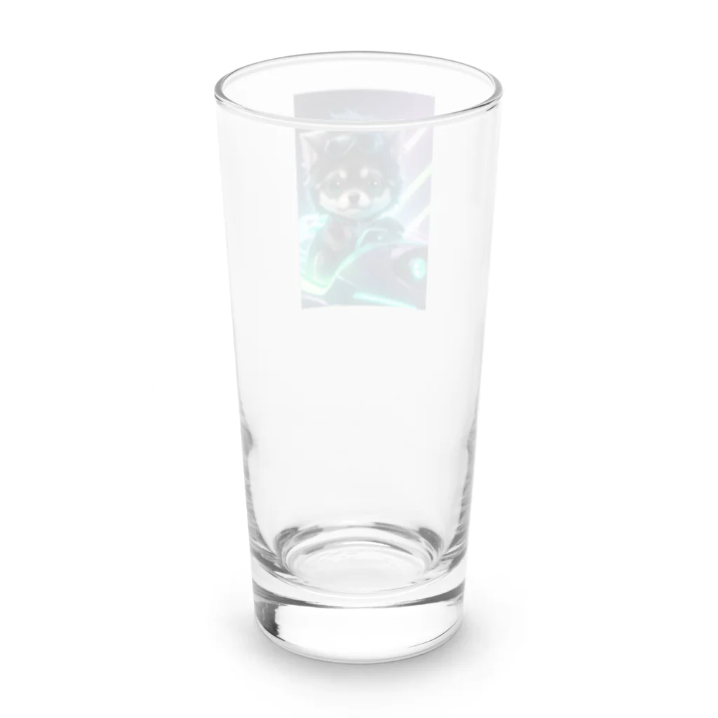 dcgnori／ワンコ画像のナイト、ドライバー、マーシー Long Sized Water Glass :back