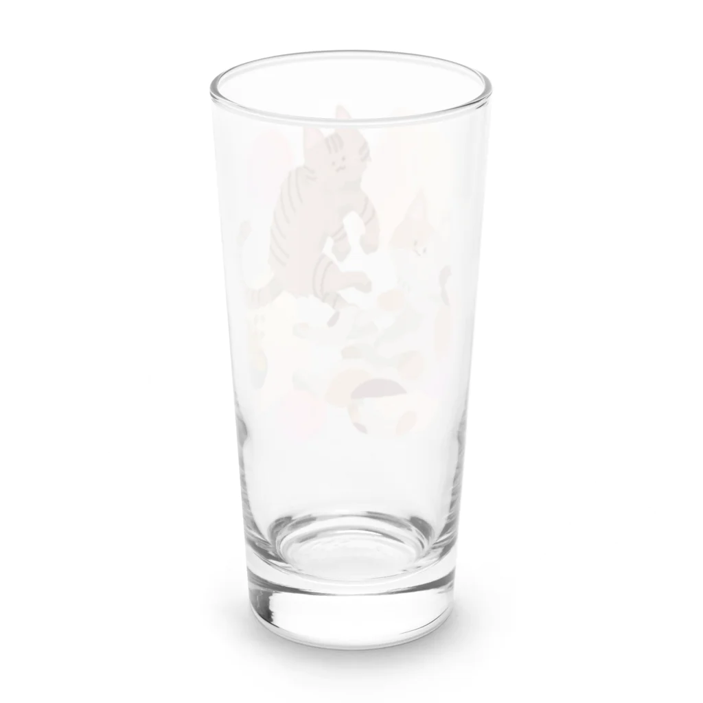 にゃんころのにゃんころず Long Sized Water Glass :back