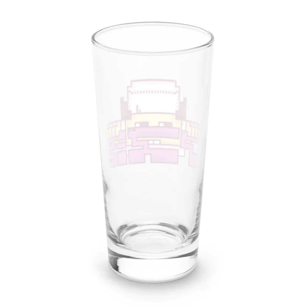 たんたんたぬの商店のアズキ大好きアズ活グッズ🫘 Long Sized Water Glass :back