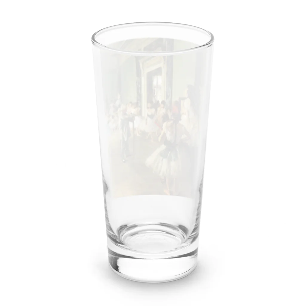 名画館のドガ「バレエ教室」　エドガー・ドガの絵画（ダンス教室）【名画】踊り子シリーズ Long Sized Water Glass :back