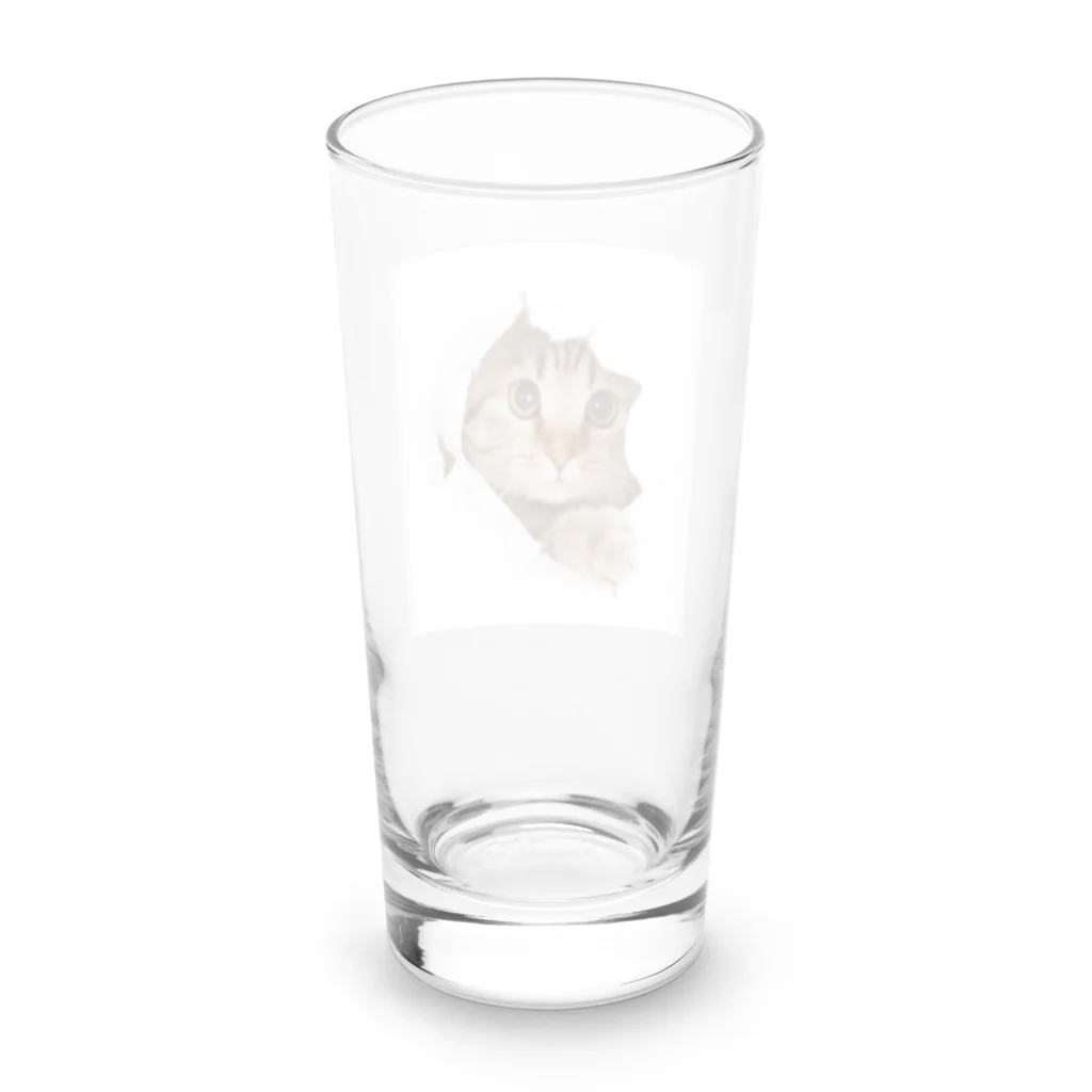 Ryo007の可愛い猫グッズ Long Sized Water Glass :back